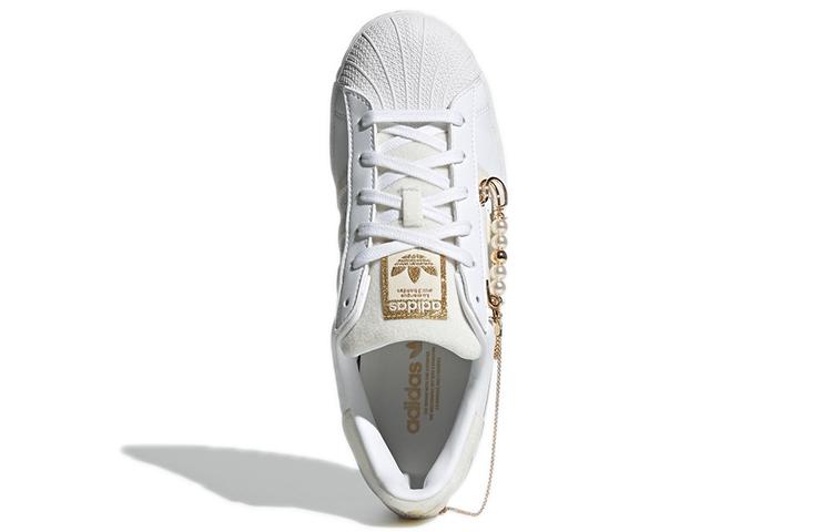 adidas Оригинальные Superstar Skate Shoes Белые Женские GZ3386