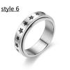 Anxiety Ring Figet Spinner Rings For Women & Men Stainless Steel Rotate Freely Spinning Anti Stress Accessories Jewelry Gifts