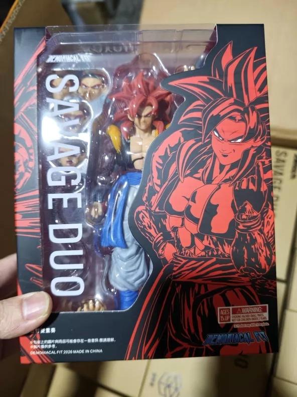 Новинка в наличии Demoniacal Fit Wild Duo Super Four Gogeta Аниме Фигурка Артикулированная Модель Настольная Коллекция Украшение Игрушки Подарки