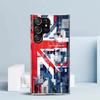 Флаг Великобритании Union Jack Англия Мягкий чехол для Samsung Galaxy S25 Edge S26 S24 S23 Ultra Чехол для телефона S22 S21 Plus S20 FE С рисунком