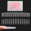 240Pcs Nail Forms Clear For French Manicure Full Cover Nail Mold For Poly Extension Gel Reusable Acrylic Nail Forms Nail Arts