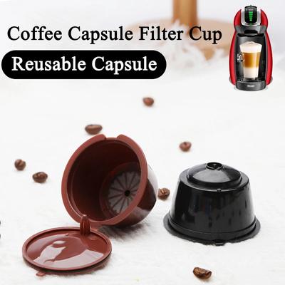 1/6 шт. многоразовые кофейные капсулы фильтр-чашки для Nescafe Dolce Gusto многоразовые крышки фильтр-корзины ситечко кофейная посуда Crema