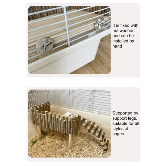 Игрушка для хомяка Высокая стабильность Большое пространство Твердые натуральные материалы Износостойкий отдых Игра рельеф