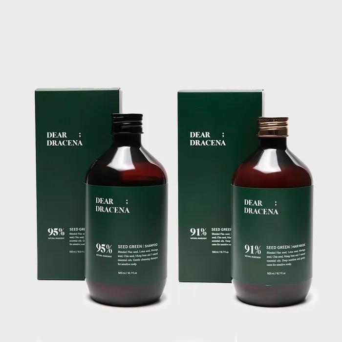 Шампунь Seed Green 500мл + Маска для волос Seed Green 500мл