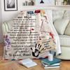 Comfortable Wrap Blanket Perfect Letter Blanket A Gift For Family Friends Lovers