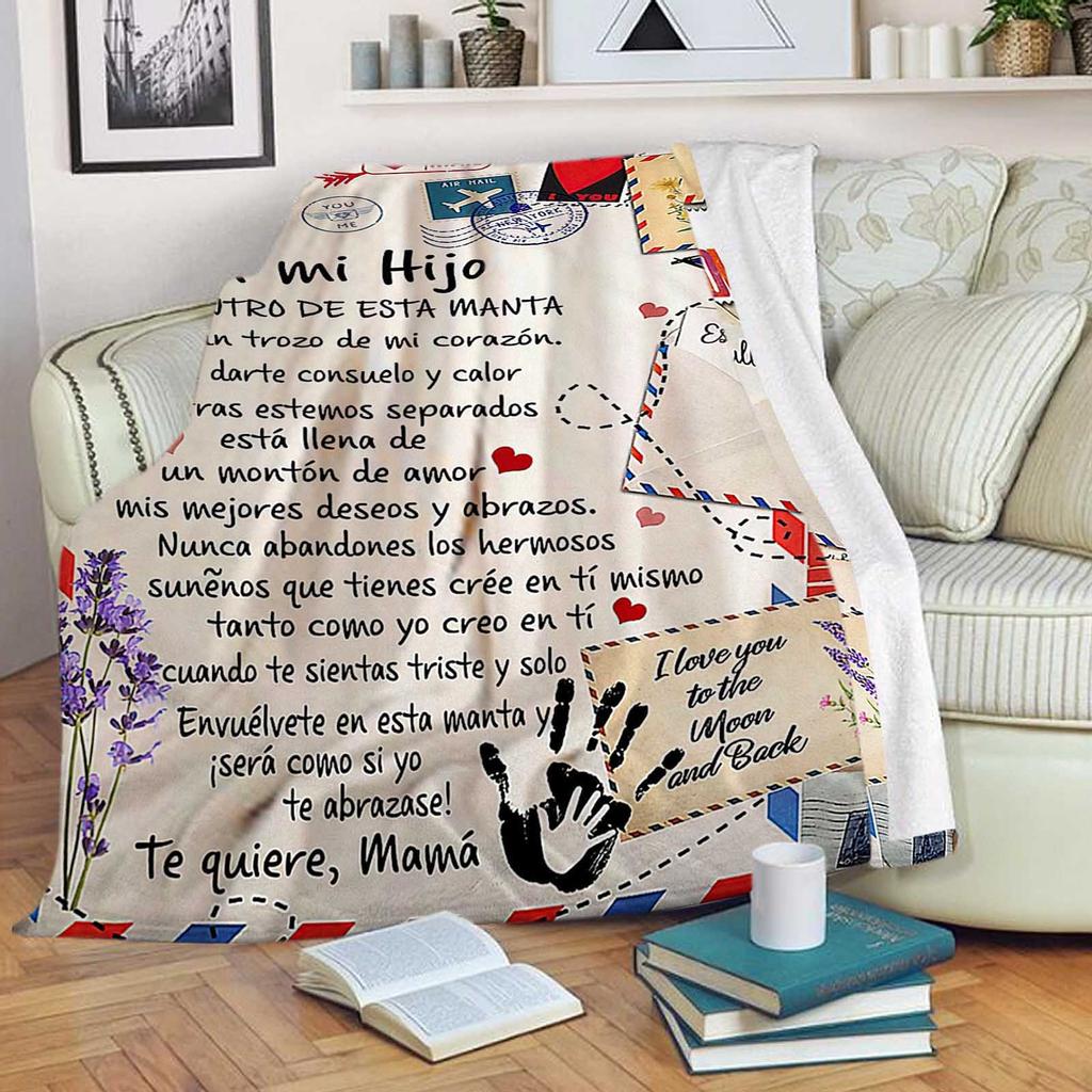 Comfortable Wrap Blanket Perfect Letter Blanket A Gift For Family Friends Lovers