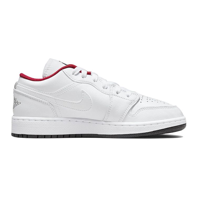 Детские кроссовки Air Jordan 1 Low GS White Gym Red University-Blue Black 553560-164