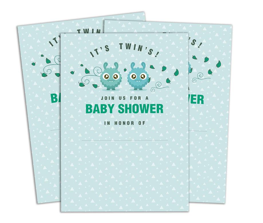 Пригласительные открытки на вечеринку в честь рождения ребенка Darling Souvenir Baby Shower, 28 шт., заполните или напишите пустые приглашения, распечатанные на принтере, принадлежности для вечеринок