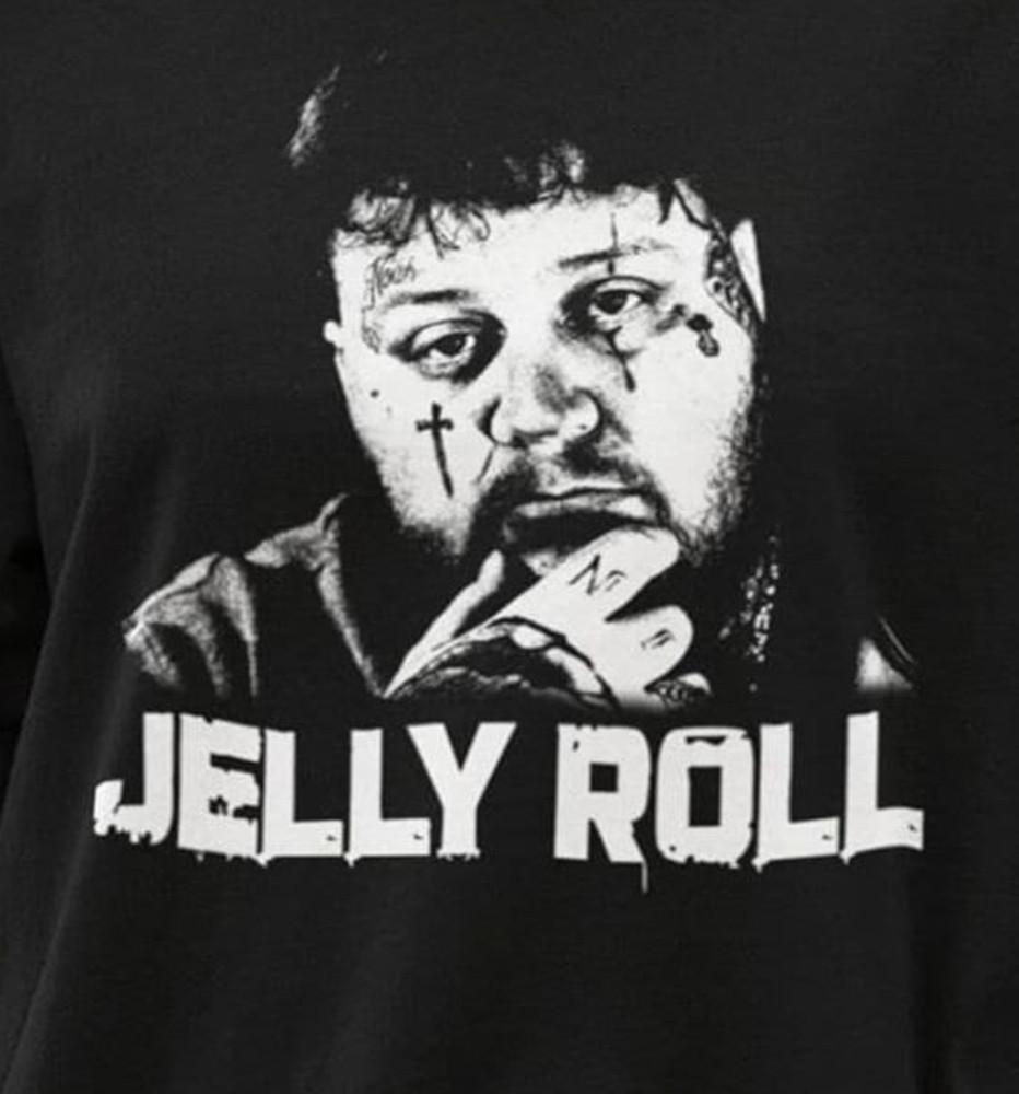 Футболка Jelly Roll с коротким рукавом, черная, все размеры от S до 5XL, унисекс