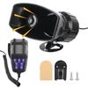 12V 100W Police Siren Air Horn Speaker Car Warning Alarm Megaphone 120DB Loud Multi-tone & Claxon Horn Car Horn