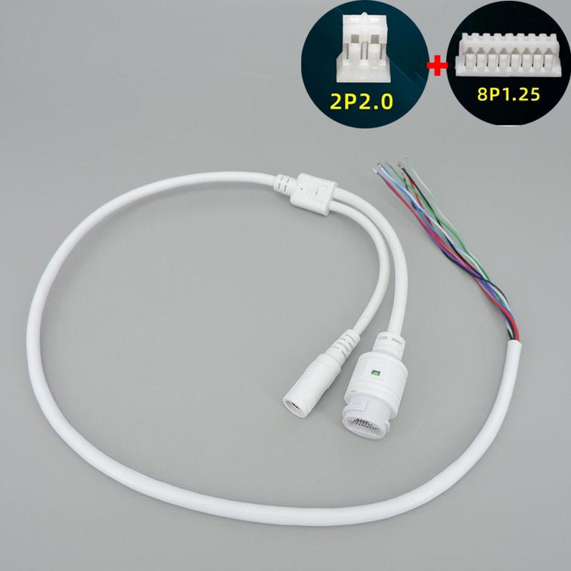 9-жильный кабель POE LAN для модуля платы IP-камеры видеонаблюдения RJ45, мощность постоянного тока 12 В, стандартный тип, без 4/5/7/8 проводов, светодиодный индикатор состояния, водонепроницаемый