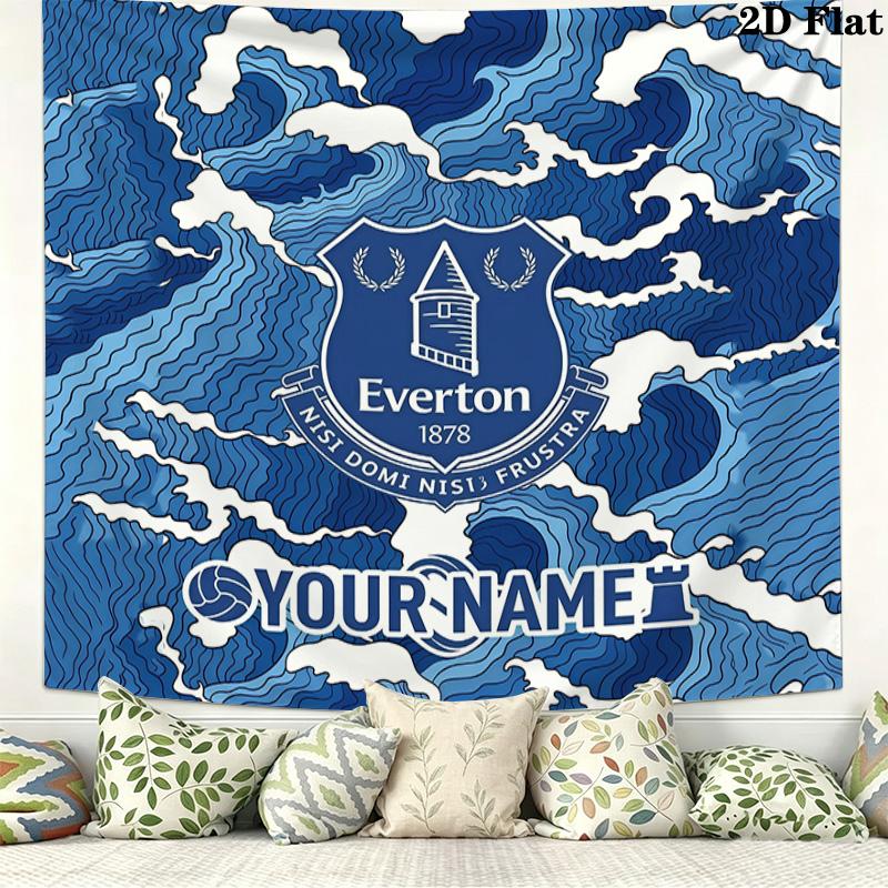 Custom Name EvertonPrinted Tapestry – Wall Hanging for Bedrooms, Dorms, and Home Decor