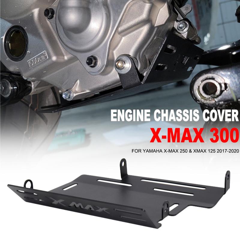 XMAX Для Yamaha X-MAX 300 250 125 400 Xmax300 2017 2019 2020 Мотоцикл Защитная плита картера двигателя Защитная крышка рамы двигателя Защита