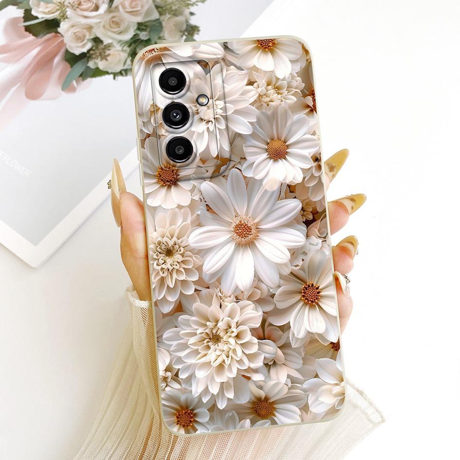 Чехол для Samsung Galaxy F13 Cover SM-E135F с милым мультяшным котом и кроликом, мягкий силиконовый чехол для телефона Samsung F14 F15 Galaxy F14.