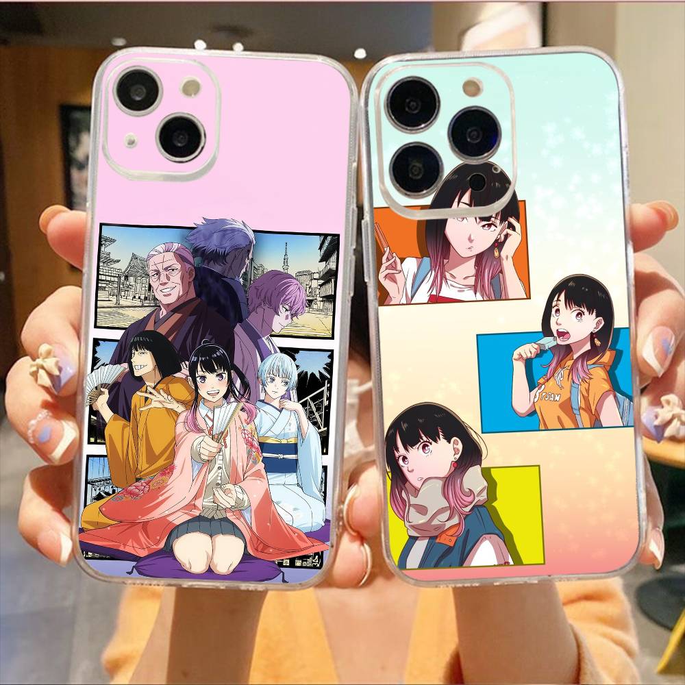 Чехол для телефона A-Akane-B-Banashi для iPhone 17, 16, 15, 14, 13, 12, 11 Plus, Pro Max Мягкий Прозрачный Чехол