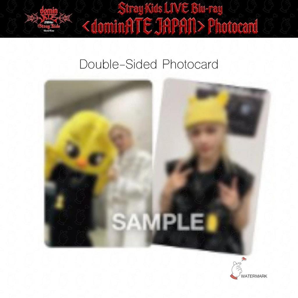 ПРЕДЗАКАЗ Stray Kids World Tour dominATE JAPAN LIVE Blu-ray RAKUTEN POB Двусторонняя фотокарточка Подложка ОФИЦИАЛЬНАЯ