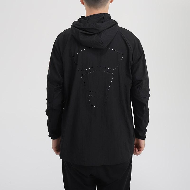 Nike Спортивная куртка с капюшоном с логотипом Мужские куртки черные CU5000-010