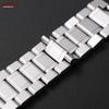 Curved End Solid Stainless Steel Watch Bracelet 12/14/16/18/19/20/21/22/24mm Bands for Tissot Butterfly Buckle Universal Straps