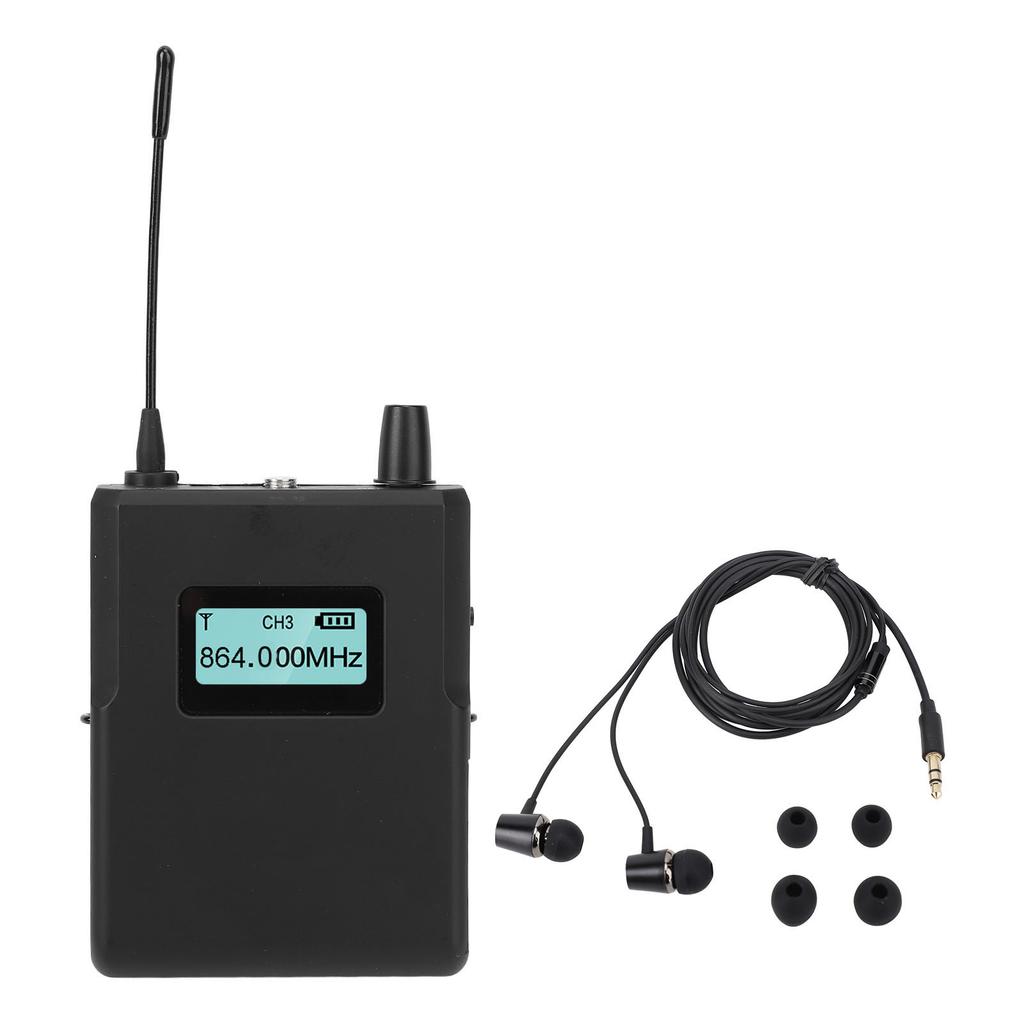 IEM Receiver 863 To 865mhz 36 Adjustable Frequencies Digital Wireless IEM Receiver for Stage Performance Live