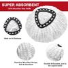4 Pack Mop Heads Replacements for O-Ceda Easy Wrin Spin System, Microfiber Refills, Easy Cleaning Mop Repalce Head