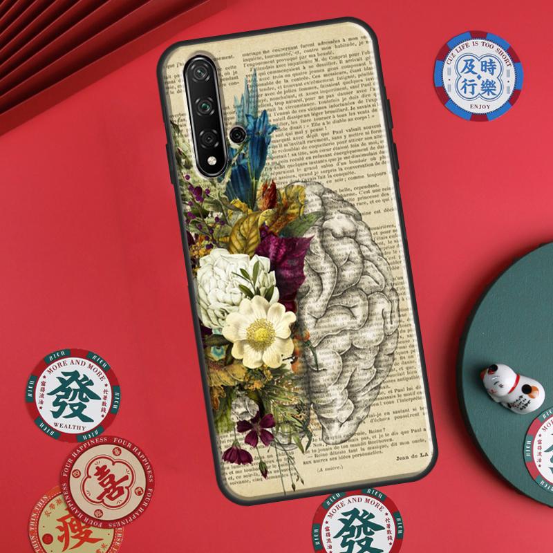 Чехол Anatomy Brain Для Huawei P60 Pro P30 P40 Lite Nova 7i 8i 11i 12i 12s 10 9 SE Y90 Y60 Y70 Y72 Y61 Y91