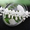 Selling Women's Gothic Chain Jewelry Steampunk Style Lace Multilayer Beads Necklace Choker White