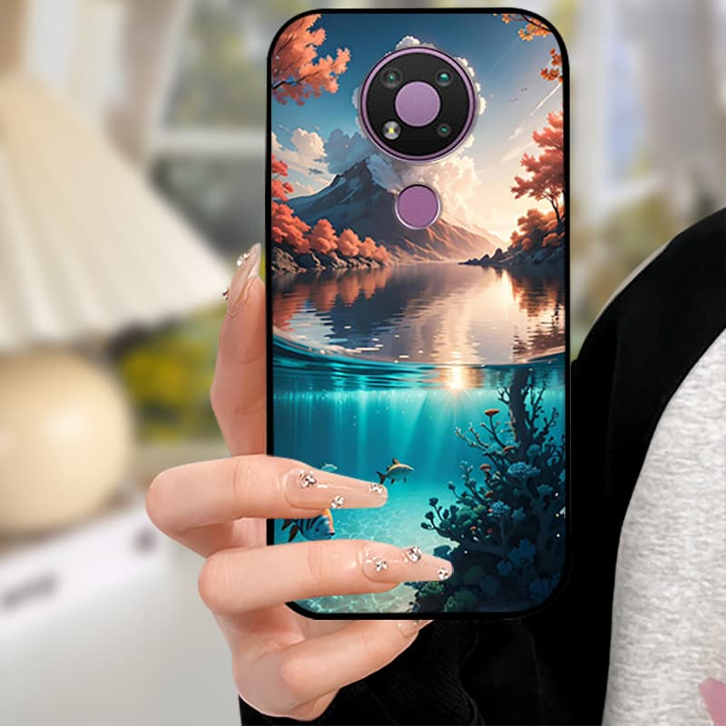 Capa For Nokia 5.4 Cases Black Silicon Soft TPU Phone Case For Nokia 5.4 5.1 7.1 Protective Camera Coque Nokia5.4 Back Shells