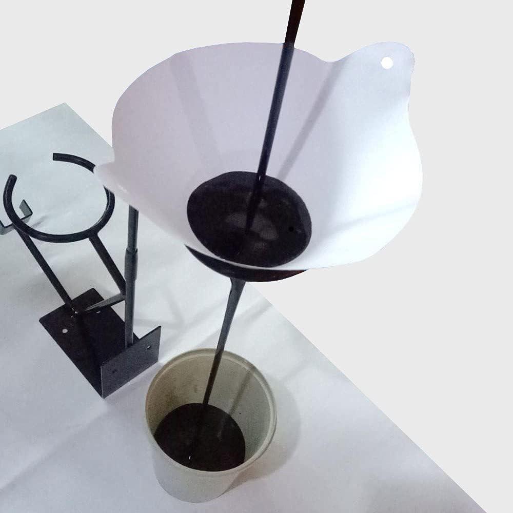 Сетка для краски, 100 шт. фильтров для краски, одноразовые сетки для краски со складной силиконовой воронкой, аксессуары для краски для термотрансферной печати