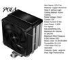Простая установка Кулер для процессора Охлаждающий вентилятор для LGA 1700/1200/115X AM4/AM5 5V ARGB 4-контактный PWM Тихий Компьютер Большой воздушный поток Настольный Корпус