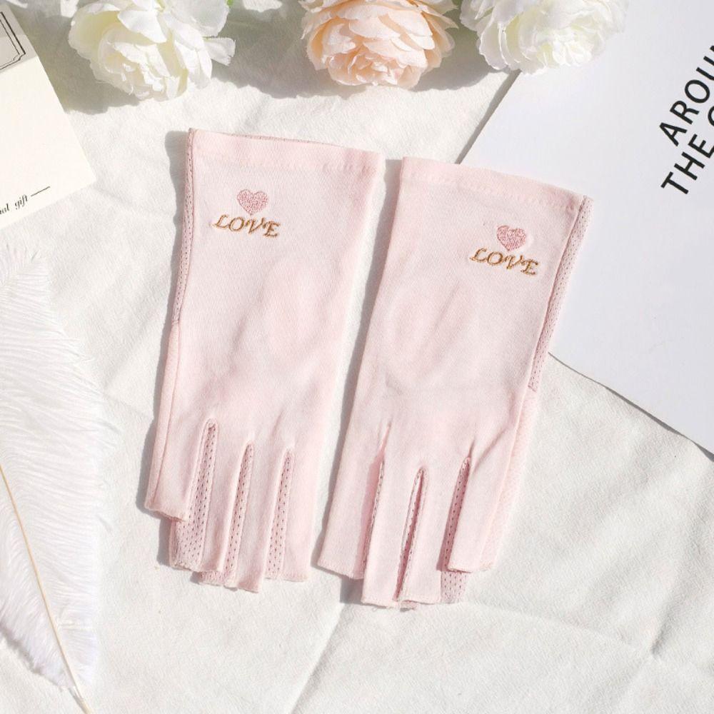 Дышащие маникюрные перчатки без пальцев, митенки для нейл-арта, новые солнцезащитные перчатки для дома, салона