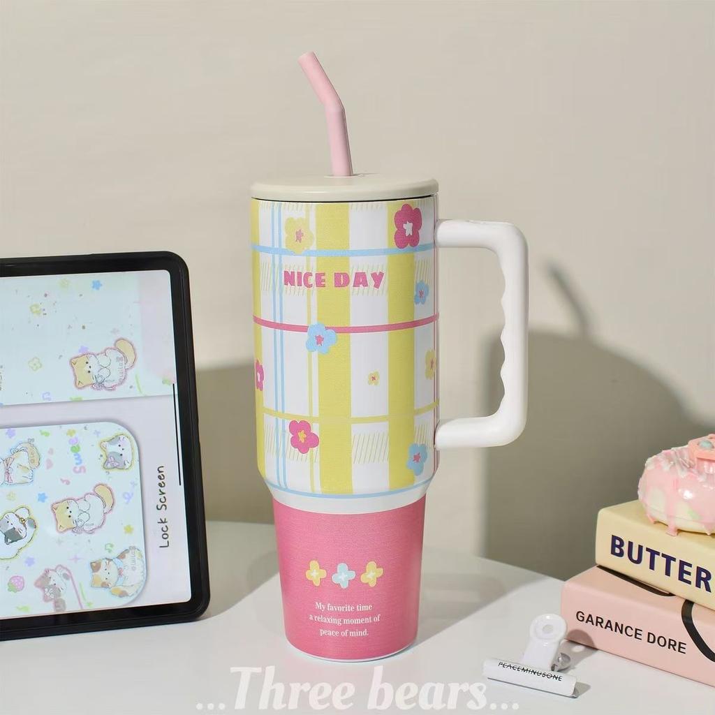 Роскошная высококлассная чашка для воды, чашка для льда, чашка из нержавеющей стали 304, высокоценная чашка для воды для девочек, сопровождающая чашка-термос