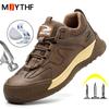New Safety Shoes Men Insulation 6kv Welder Shoes Composite Toe Men Work Shoes Anti-smash Anti-puncture Indestructible Shoes