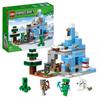 2025 Minecraft Frozen Peaks Set with Steve, Creeper and Goat Figures, Icy Biome and Cave Video Game Toy with Accessories 21243 Single