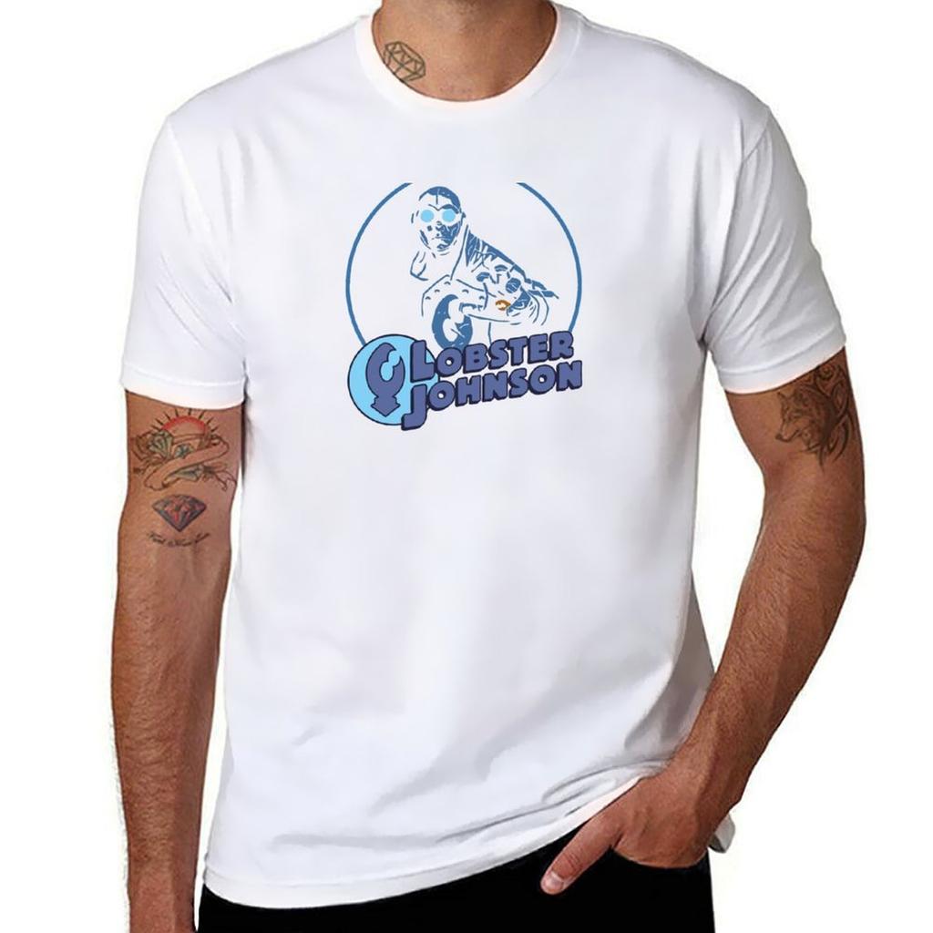 Lobster Johnson For Dark Shirts Tshirt Gym Wear Breathable Short Sleeve Tee