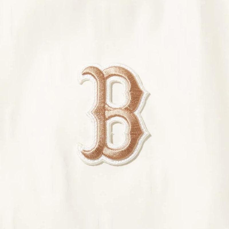 New MLB Basic Boston Red Sox Jacket Unisex Dark Cream 3AWJB0246-43CRD