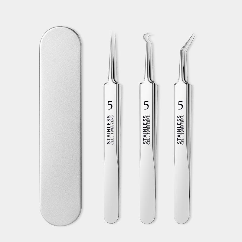 Набор ультратонких игл для лечения акне: Набор пинцетов и инструментов для удаления черных точек