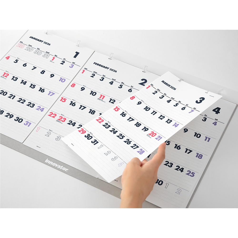 Innovator 2026 Wall Calendar, 3 Months, 31404006