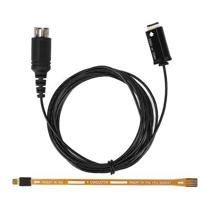 Кабель для программирования CIC, черный, регулировка громкости, тестирование, точная передача сигнала, программирование через USB