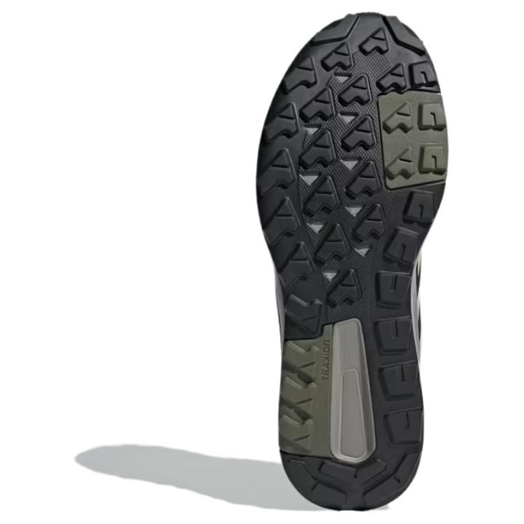 Adidas Terrex Anylander Comfortable Slip-Resistant Durable Waterproof Low-Top Hiking Shoes Men Hiking Shoes Olive-Green ID0900