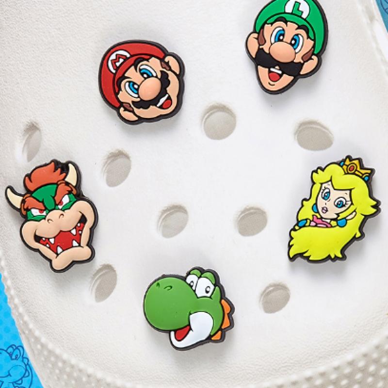 Crocs Super Mario Jibits 5 шт. набор 10007701