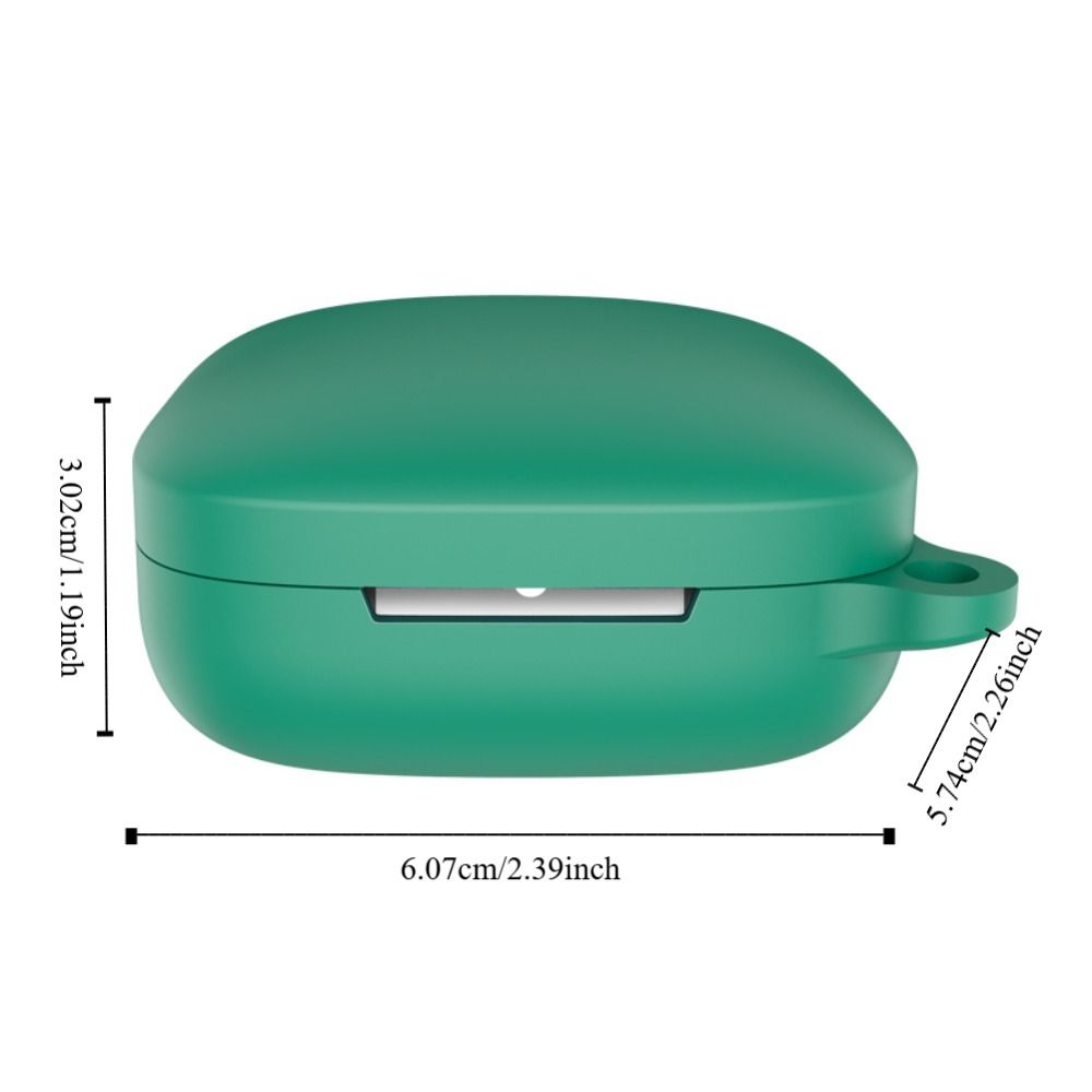 Silicone Earphone Cover with Carabiner Headphone Protective Case for Bowie E16 TWS