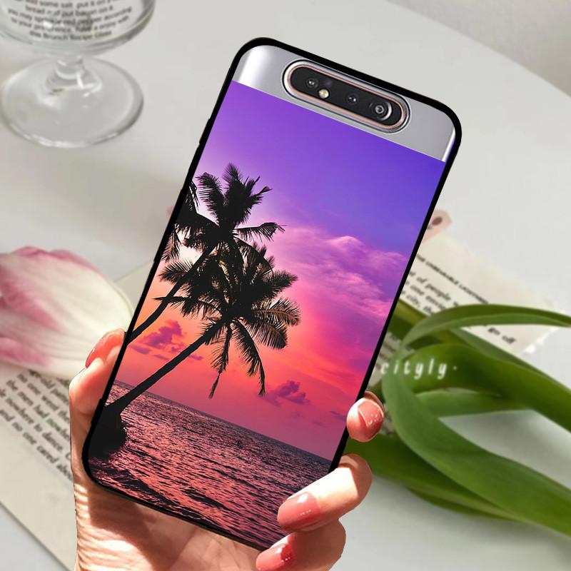 Чехол для Samsung Galaxy A80 A 80 Ударопрочный Мягкий ТПУ Силиконовый Чехол для Телефона Для Samsung Galaxy A80 Funda A80 2019 Capa Мультяшный