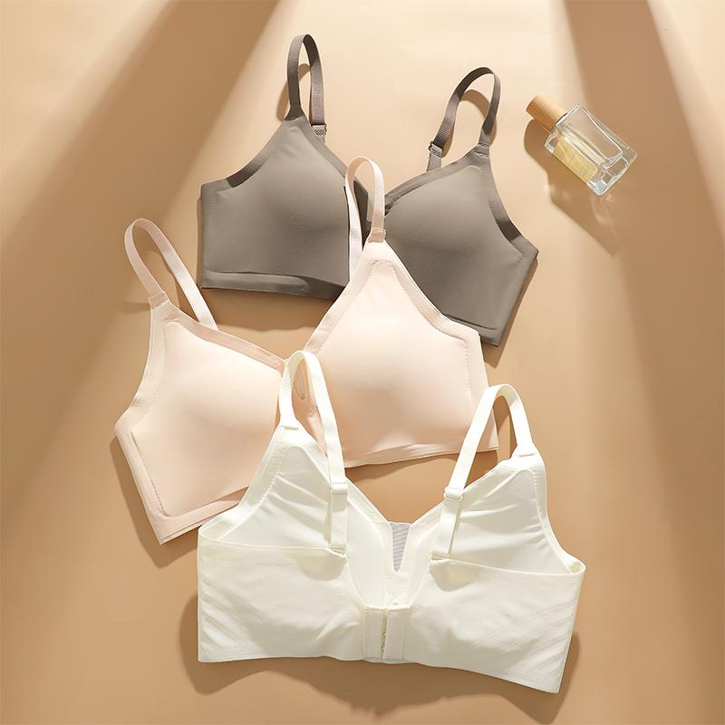 Wire Free Bra Brassieres Push Up Bralette Sexy Seamless Bras for Women Female Lingerie Woman Silky Underwear Intimate Sleepwear