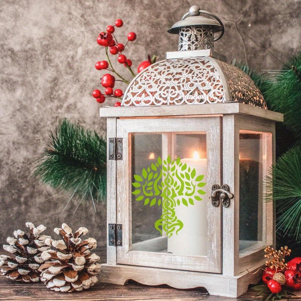 36 шт. многоразовых трафаретов для рисования деревьев, круглый трафарет «Дерево жизни» для деревянных стен, холста, пола, скрапбукинга, ткани, домашнего декора, художественных принадлежностей