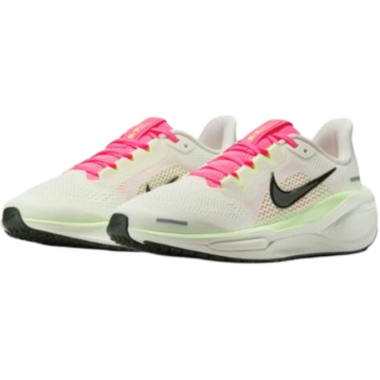 Nike Air Zoom Pegasus 41 GS Sail Hyper Pink Kids Sneakers Cream Bright-Crimson Sequoia FN5041-107