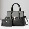 2PCS/SET Women Handbags Large Capacity Ladies Luxury Shoulder Crossbody Bag Purse Wallet Female Composite Casual Tote Bag Women