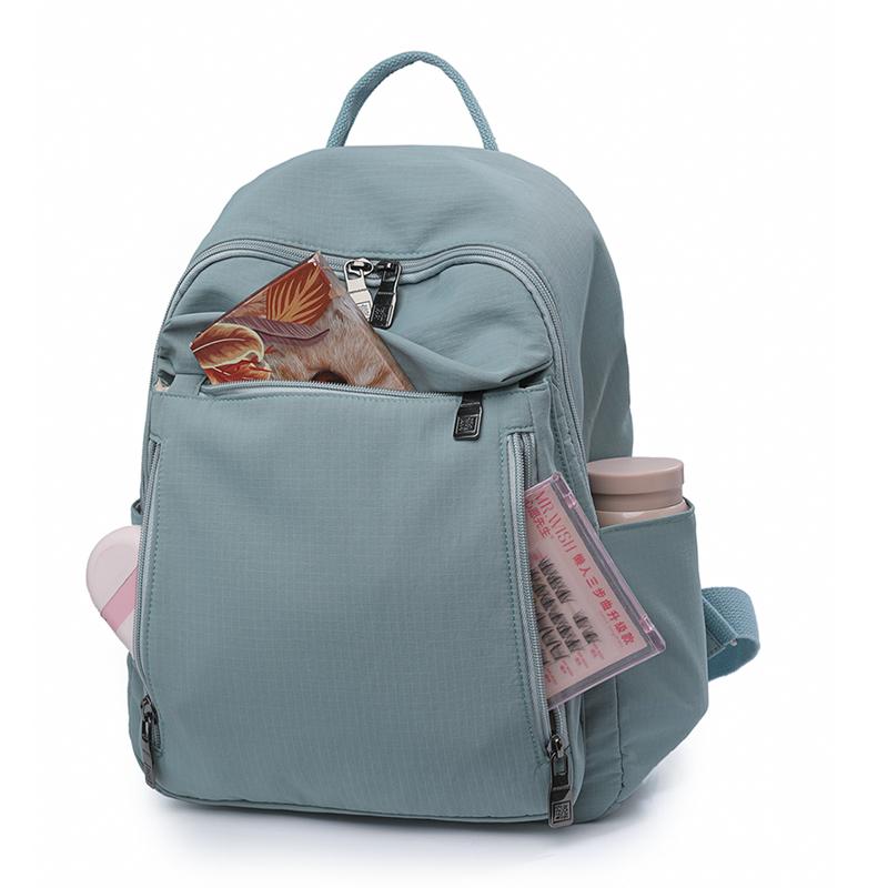 Women's Nylon Backpack Travel Backpack Student Schoolbag