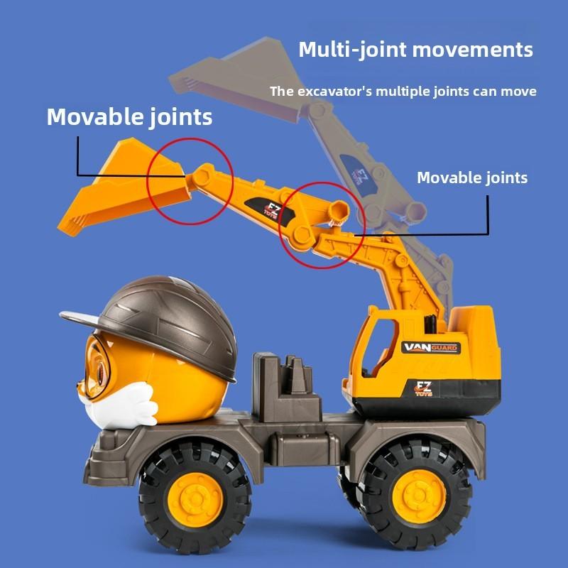 Игрушка «Три белки» — строительная машина с инерционным управлением для детских игр