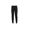 Casual Elastic Cuff Fleece Joggers Thick Women Bottoms Black 1365785-001