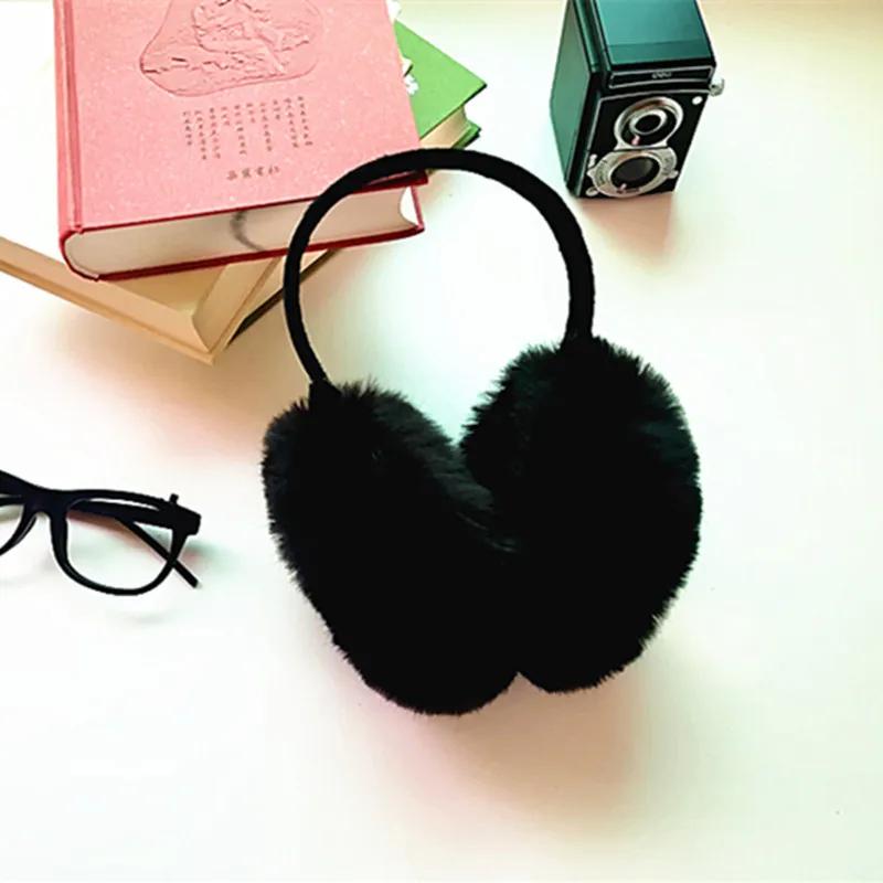 Унисекс наушники из искусственного меха толстые меховые зимние утеплители для ушей плюшевые наушники расширяемые для детей и взрослых наушники-единороги